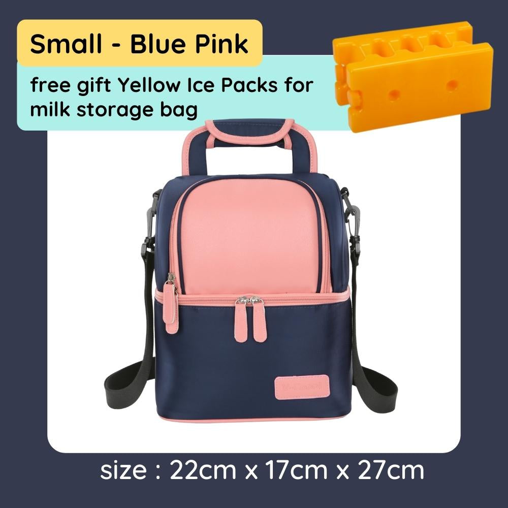 [Free 2x Ice Packs] V-Coool Insulated Cooler Bag For Breastmilk Baby Food Waterproof Backpack Breast milk Breastfeeding