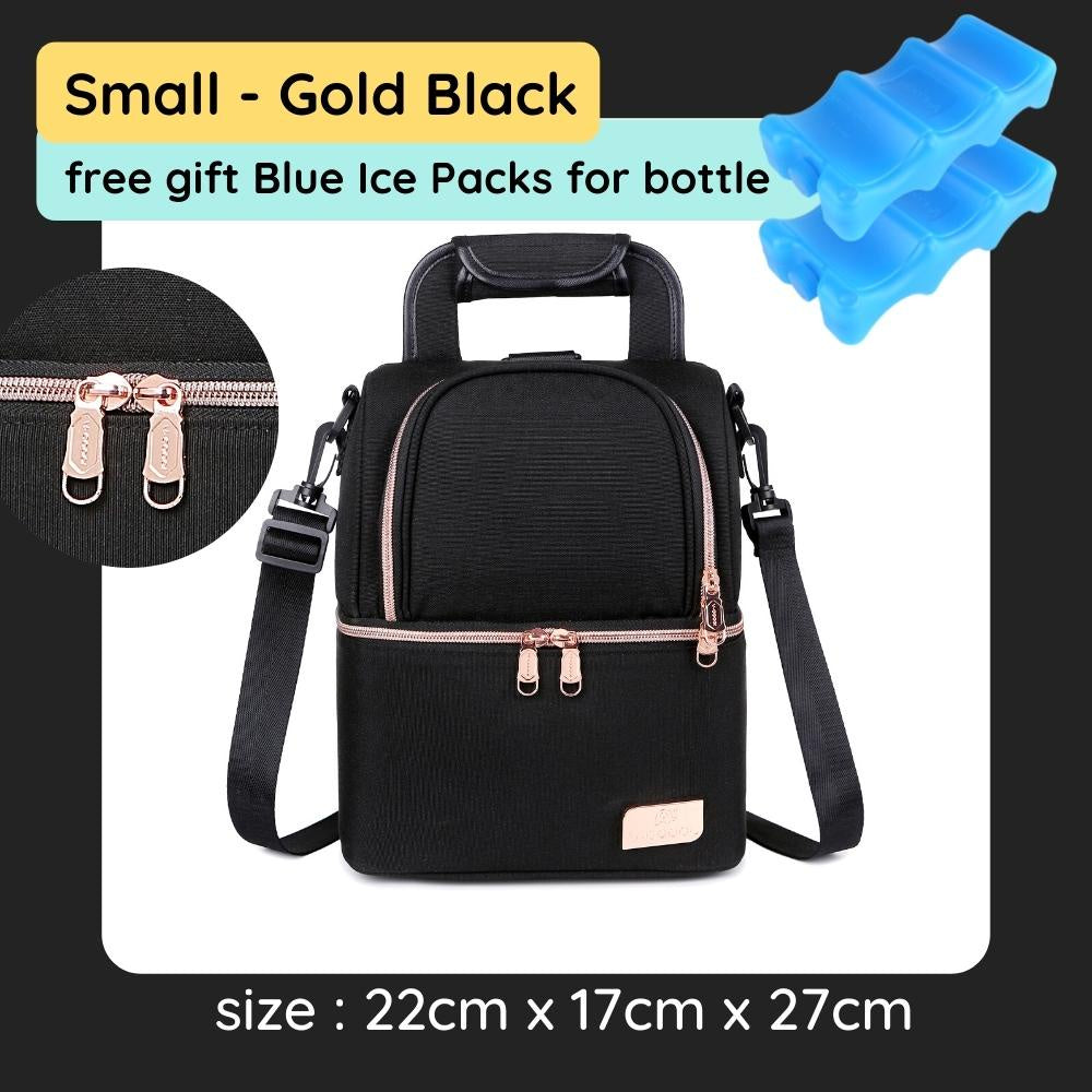 [Free 2x Ice Packs] V-Coool Insulated Cooler Bag For Breastmilk Baby Food Waterproof Backpack Breast milk Breastfeeding