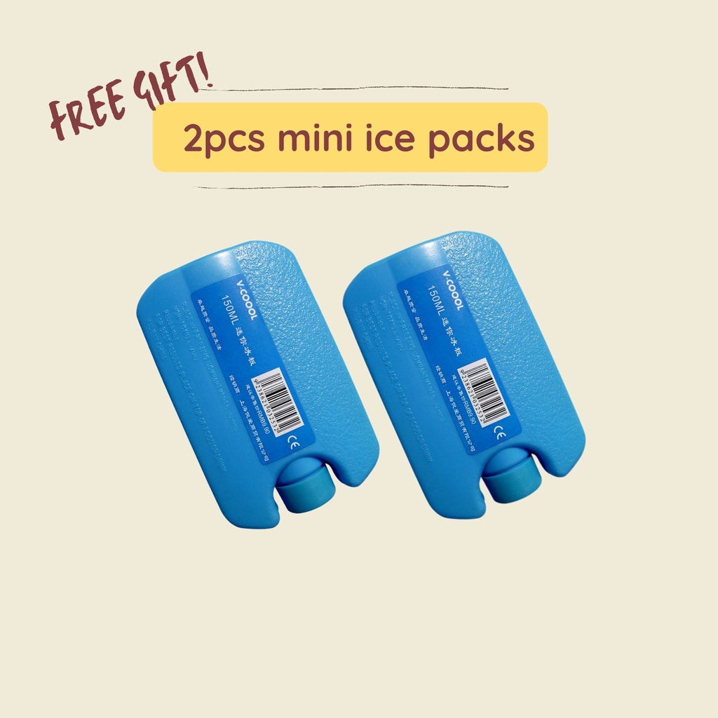 [Free 2x Ice Packs] V-Coool Milk Bottle Bag Cooler Bag Lunch Box Portable For School Keep Warm and Cold by 8miles
