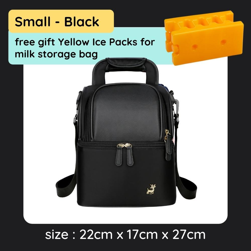 [Free 2x Ice Packs] V-Coool Insulated Cooler Bag For Breastmilk Baby Food Waterproof Backpack Breast milk Breastfeeding