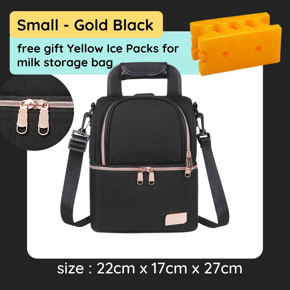 [Free 2x Ice Packs] V-Coool Insulated Cooler Bag For Breastmilk Baby Food Waterproof Backpack Breast milk Breastfeeding