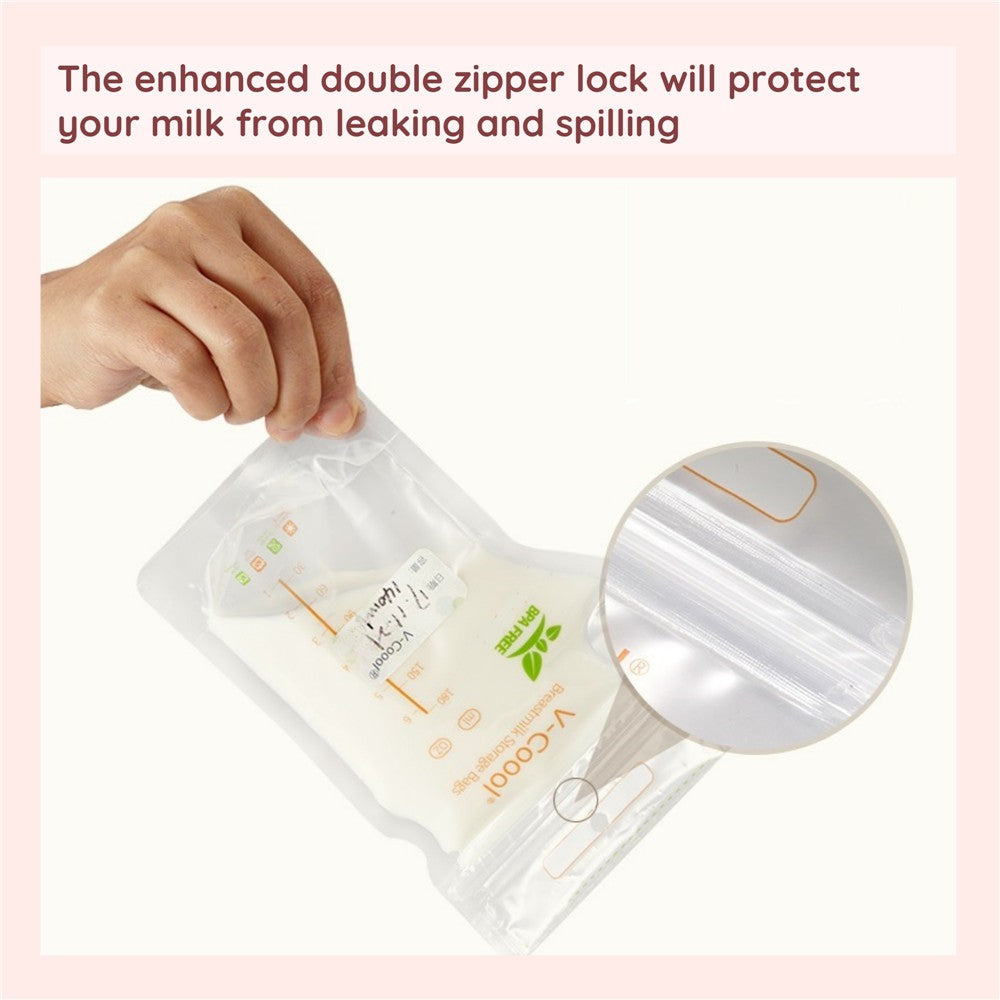 V-Coool Breast Milk Storage Bag 180ml 150ml Disposable