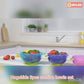 Hogokids 3pcs Suction Bowl Set With Lids Anti-slip Baby Toddler Kids Tableware Self Feeding Training Plastic BPA-Free