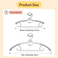 10pcs Clothes Hanger for Baby/Kids/Children/Adult/Family