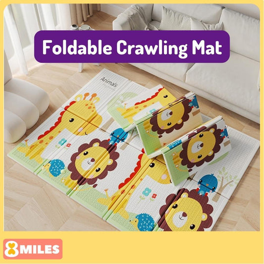 Baby Foldable Playmat Crawling Mat XPE Foam Non Toxic Waterproof Floor Mat Anti Slip Playgym Toddler