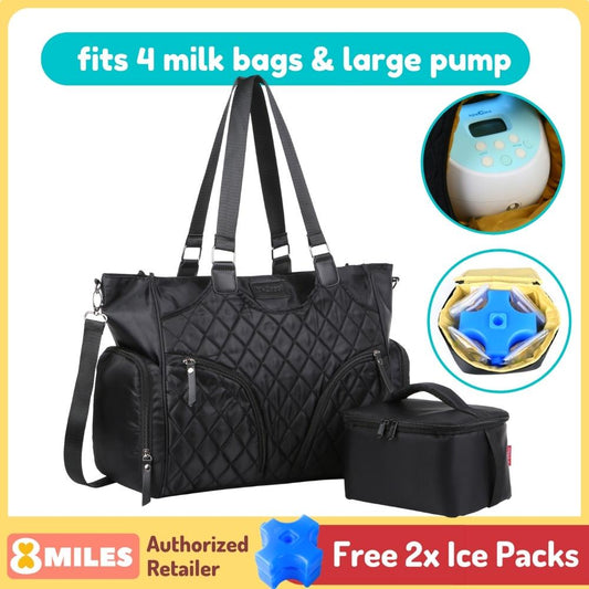 [Free 2x Ice Packs] V-Coool Breast Pump Cooler Bag Diaper Bag Maternity Bag Breastmilk Keep Cold Storage