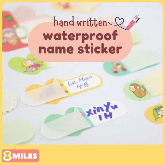 Waterproof Name Sticker Handwritten Label Name Children Gift