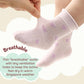 [3 or 4 pairs box set] Baby Socks Newborn to 6mth Girls Boys Infant Cotton Breathable Thin Summer Quarter Crew Socks