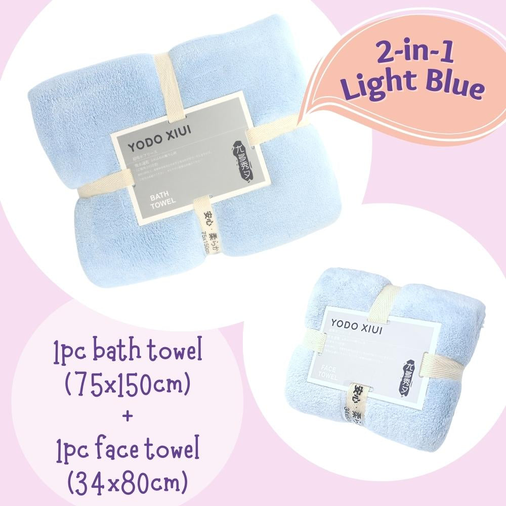 Baby Microfiber Bath Towel Ultra Soft Absorbent