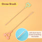 3pcs Set Baby Silicone Bottle/Nipple/Straw Brush