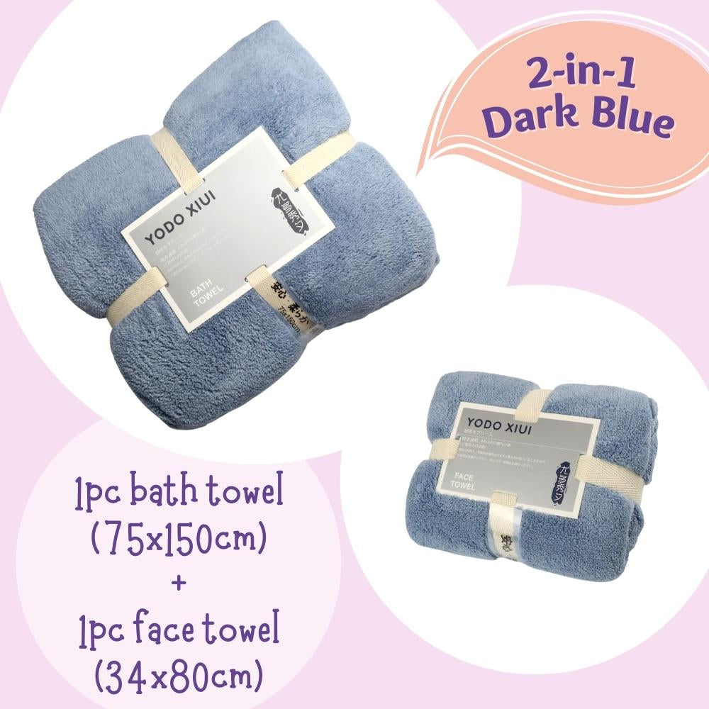 Baby Microfiber Bath Towel Ultra Soft Absorbent