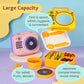 Kid Lunch Box Bento Box Leakproof with Fork Spoon Salad bowl Speaker Design School Student Lunchbox Food Container