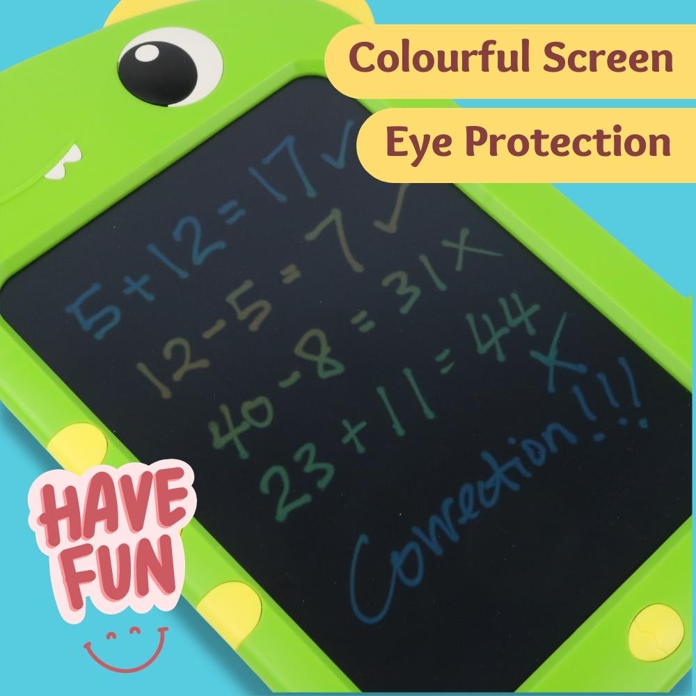 [Free Extra Stylus] Kids LCD Writing Pad Drawing Tablet Colourful Early Learning Electronic Drawing Board Study Portable