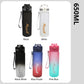 [Free Sponge Brush] Sports Water Bottle Upstyle 500ml / 650ml / 1L BPA-Free Plastic Tritan Kids Bottle