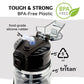 [Free Straw] Sports Water Bottle With Straw 500ml BPA-Free Tritan Plastic Upstyle
